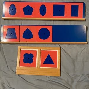 New Adena Montessori Metal Insets , Complete set